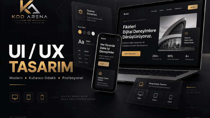 mobil ve web uygulamalarınız için UI/UX tasarlarım