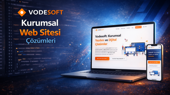 Vode Soft olarak şirketinize modern web siteleri tasarlarım