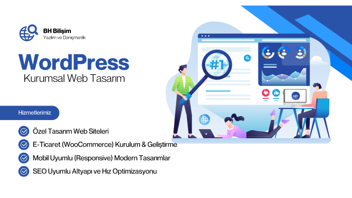 modern ve profesyonel WordPress web sitesi tasarlarım