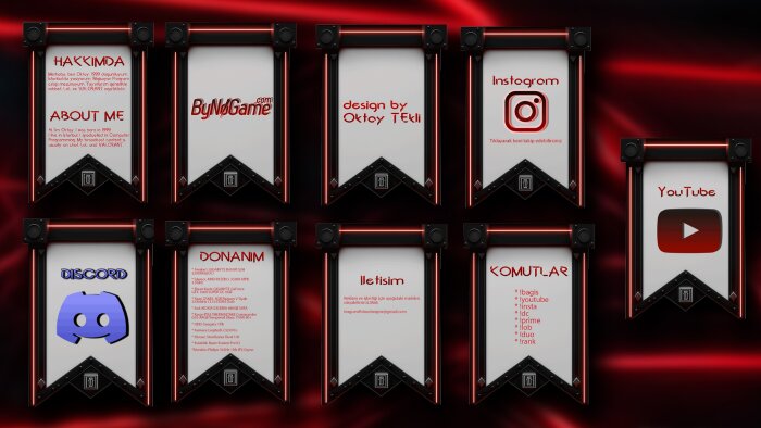 yayın platformunuza uygun panel tasarımları yapabilirim