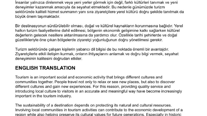 profesyonel İngilizce çeviri hizmeti sunuyorum