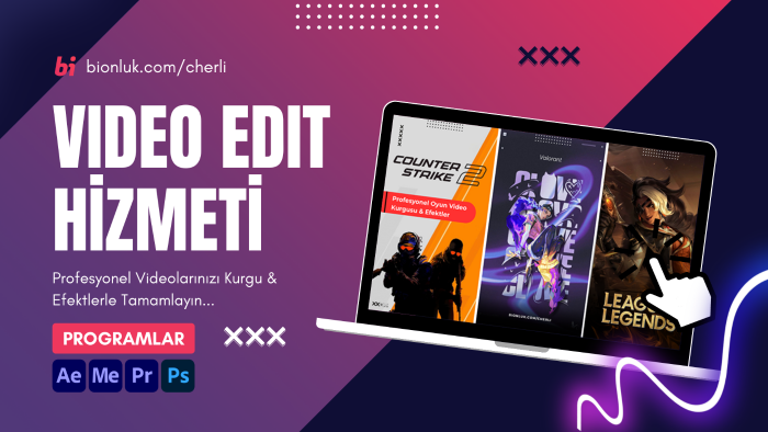 videolarınıza profesyonel kurgu ve edit yapabilirim