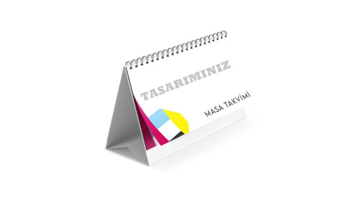 masa takvimi tasarlarım
