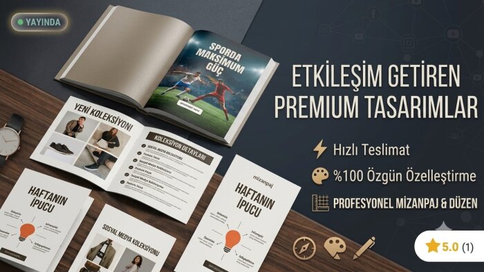 içerikleriniz için profesyonel sunum tasarımı yaparım