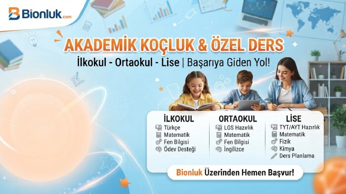 akademik koçluk ve özel ders verebilirim