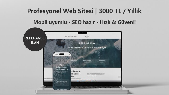 seo uyumlu hızlı profesyonel web sitesi tasarımı yaparım