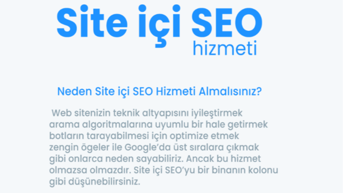 web sitenizi analiz edip hata,geliştirme önerisi sunabilirim