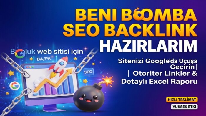 sitenizi uçuşa geçirecek kapsamlı backlink paketi hazırlarım