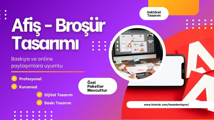 profosyonel broşür, afiş tasarımı yapabilirim