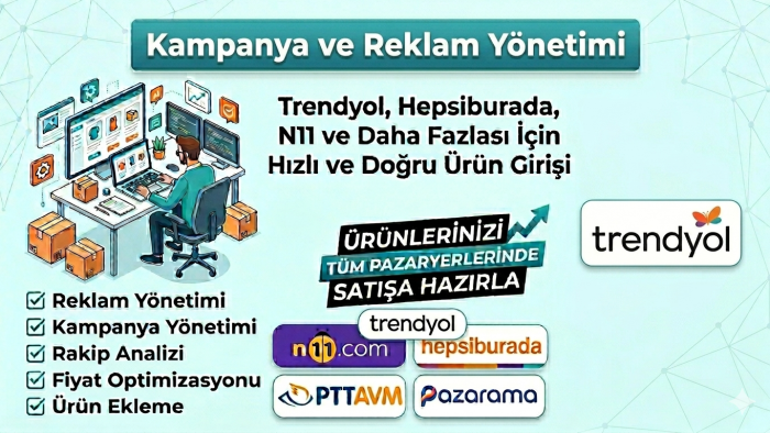 trendyol ve hepsi burada'da kârlı verimli mağaza yönetirim