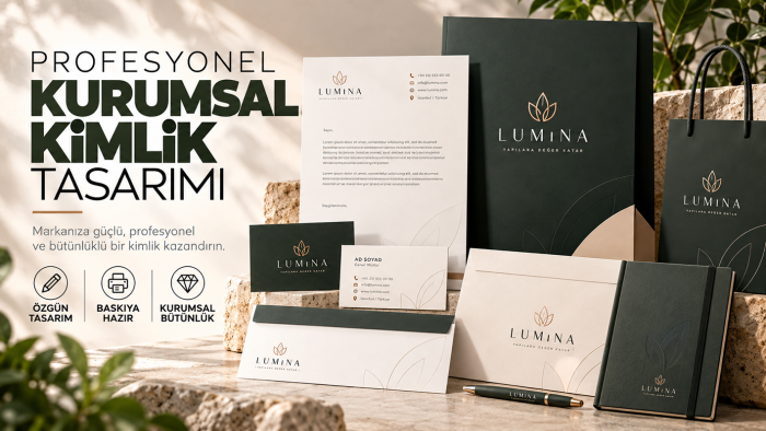 profesyonel kurumsal kimlik tasarımı yaparım