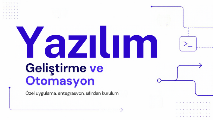 işletmeniz için otomasyon ve yazılım çözümleri geliştiririm