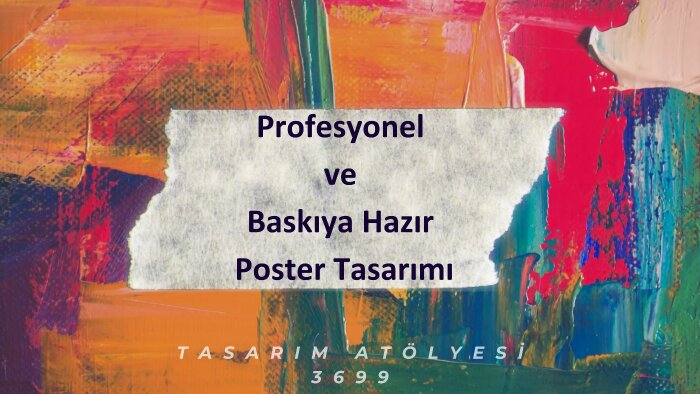 profesyonel ve baskıya hazır poster tasarlayabilirim