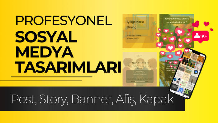 markanıza özel sosyal medya içerikleri üretebilirim