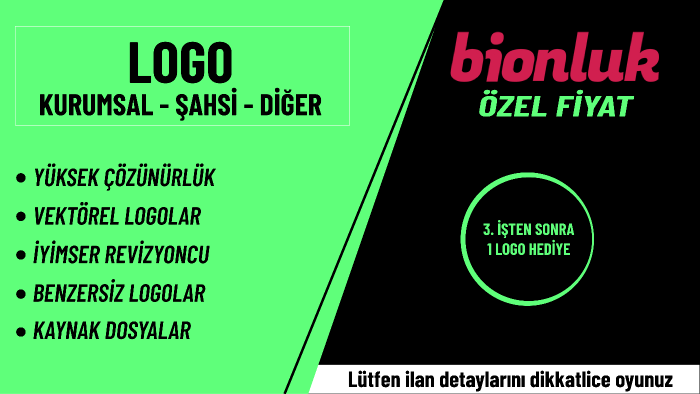 size minimalist logo tasarlarım
