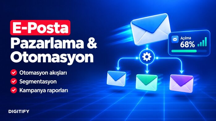 e-posta pazarlama ve otomasyon kurulumu yaparım