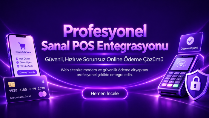 sanal pos entegrasyonu yapabilirim