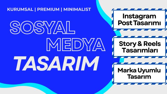 sosyal medya hesaplarınız için tasarımlar yaparım