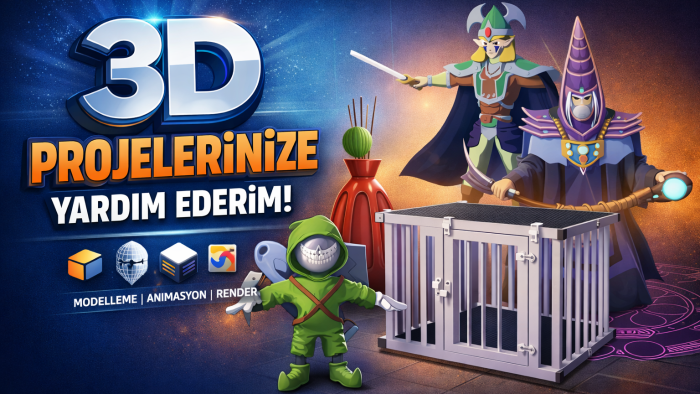 3D projelerinizde size yardımcı olabilirim