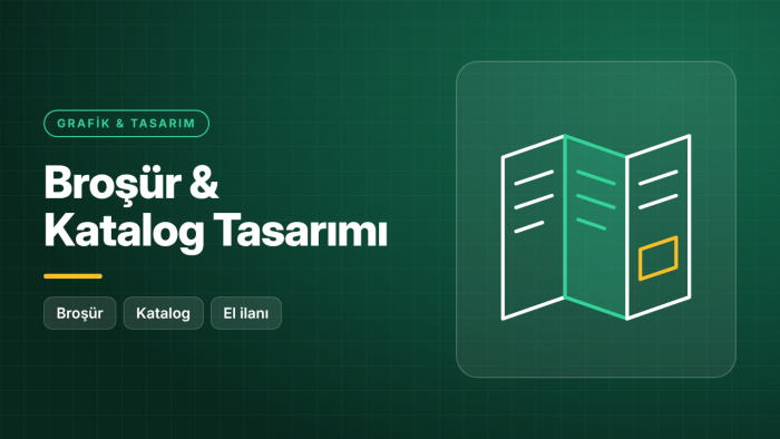 işletmeniz için broşür ve katalog tasarımı yaparım