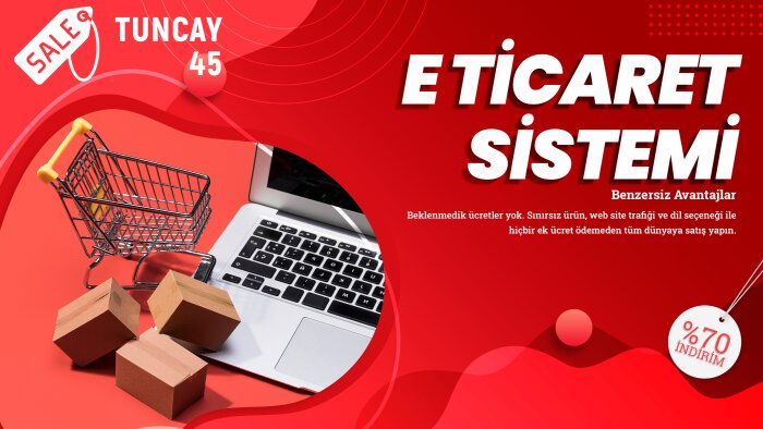 anahtar teslim e-ticaret sitesi yaparım