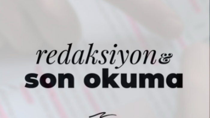 belgelerinizin redaksiyonunu sizin için yapabilirim