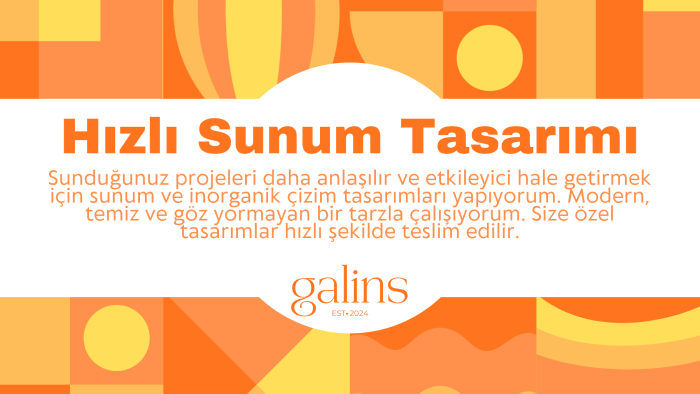 projelerinizi güçlendiren sunum tasarımları üretiyorum
