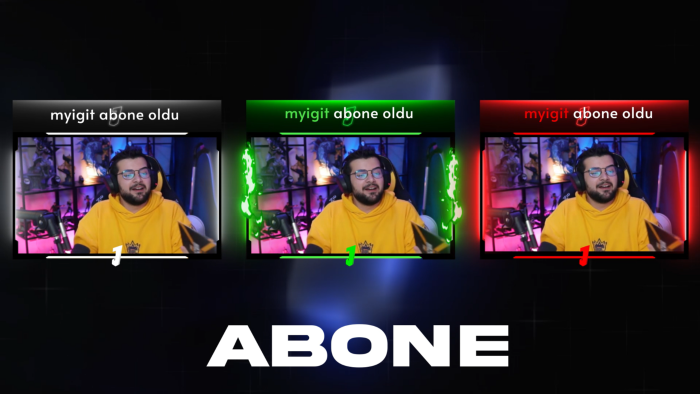 yayıncılar için overlay animasyonları yapabilirim