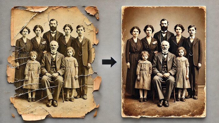 eski fotoğrafları hayata döndürüyorum