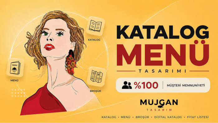 profesyonel katalog, afiş, ve menü tasarımı yapabilirim