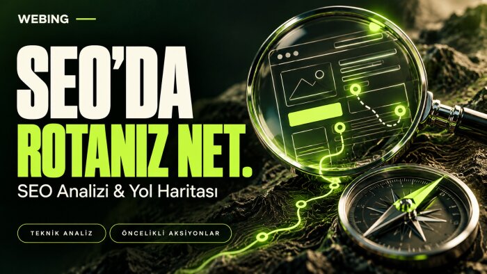 SEO eksiklerinizi bulur net bir gelişim planı hazırlarım