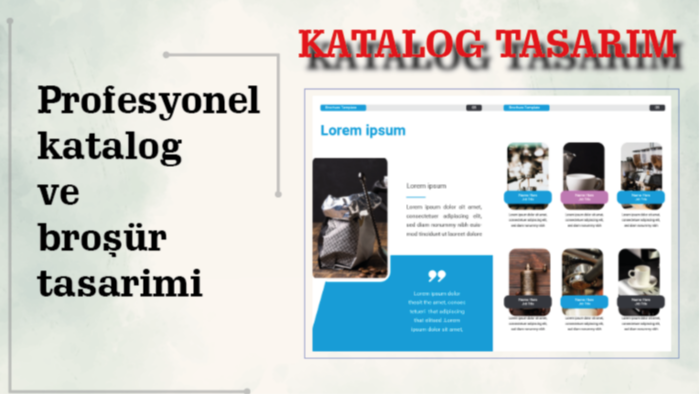 katalog ve broşür tasarımı yapabilirim