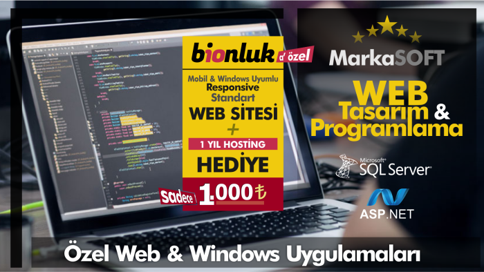 ben hayalinizdeki web yazılımını anahtar teslim sunuyorum