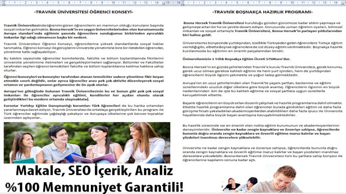 SEO tabanlı araştırma ve makale yazıları yazabilirim