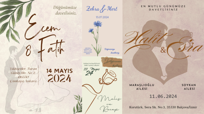size özel düğün davetiyesi tasarlayabilirim