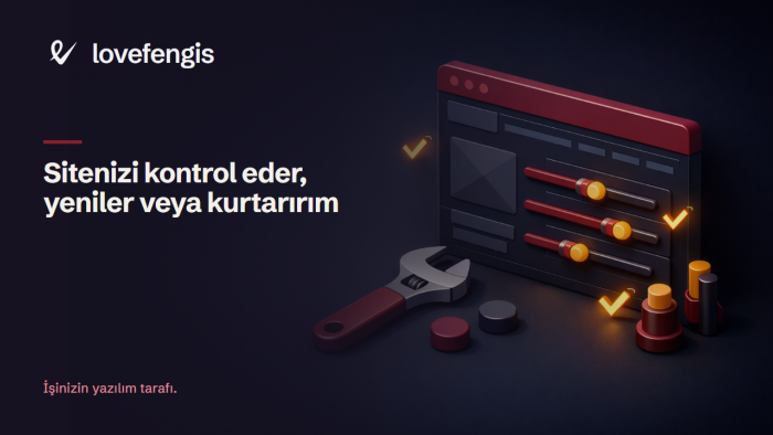 sitenizi kontrol eder, yeniler veya kurtarırım