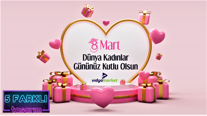 seslendirmeli 8 mart dünya kadınlar günü videosu hazırlarım
