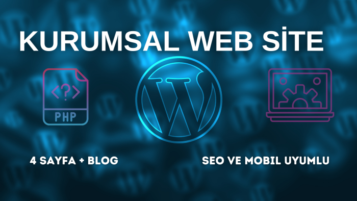 Wordpress'de kurumsal web siteleri yapıyorum