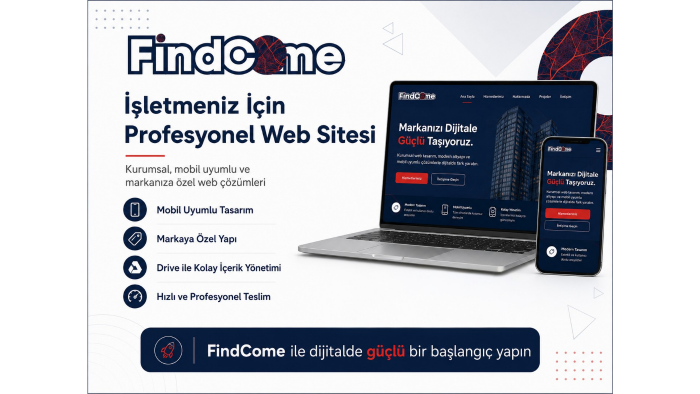 işletmeniz için profesyonel web sitesi tasarlarım