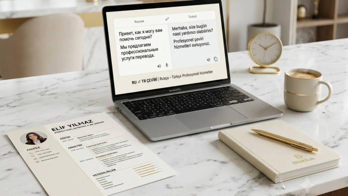 Rusça çeviri ve profesyonel cv hazırlarım