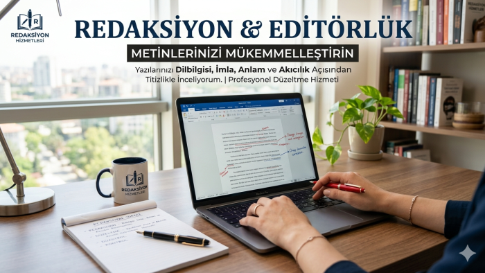 metinlerinizin redaksiyonunu yapar, TDK uyumunu sağlarım