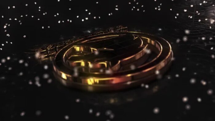 3D sinematik elmaslı altın ve gümüş logo introsu yapacağım