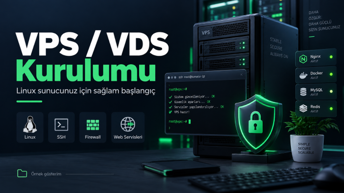 Linux VPS ve VDS sunucunuzu kurup yapılandırırım