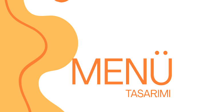 sade, şık, profesyonel menü tasarımı yapıyorum