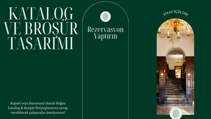 profesyonel broşür ve katalog tasarlarım