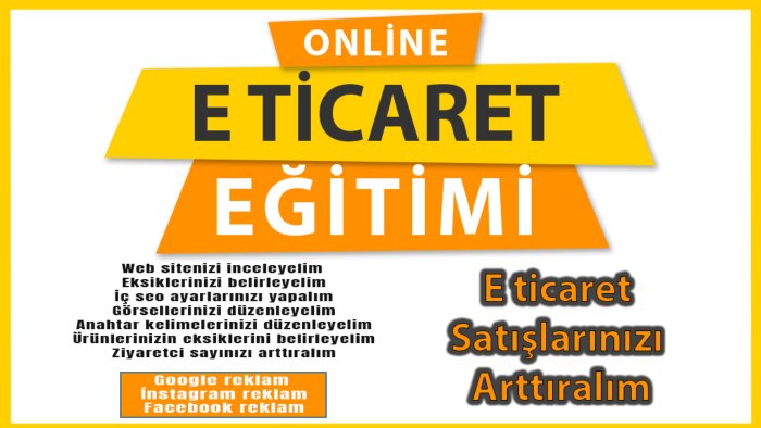 Seo e-ticaret uzmanıyım