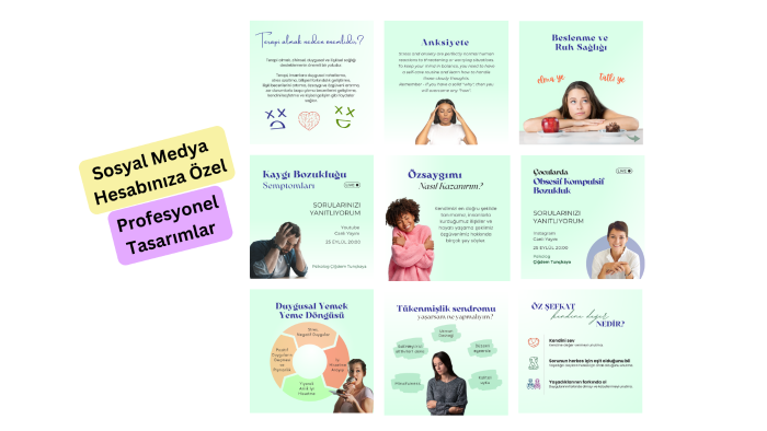 sosyal medyanız için profesyonel içerikler hazırlarım