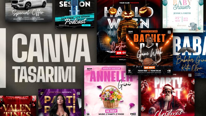 Canva'da sosyal medya postu tasarlayabilirim
