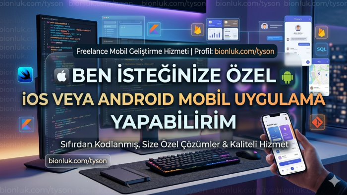 size özel android veya iOS mobil uygulama yapabilirim