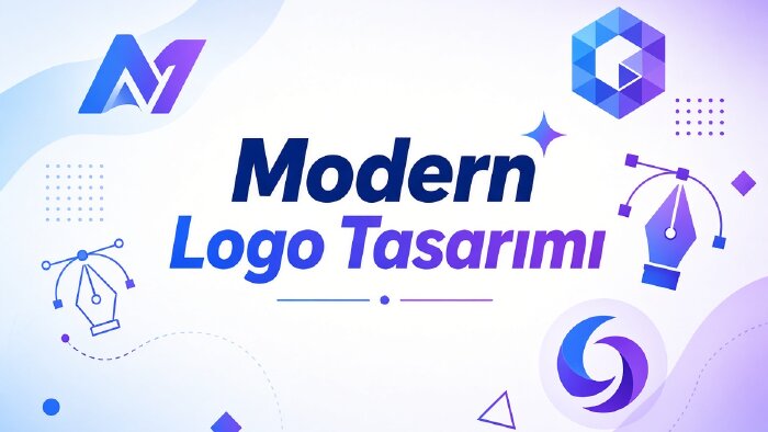 sade ve modern logo tasarımı yaparım